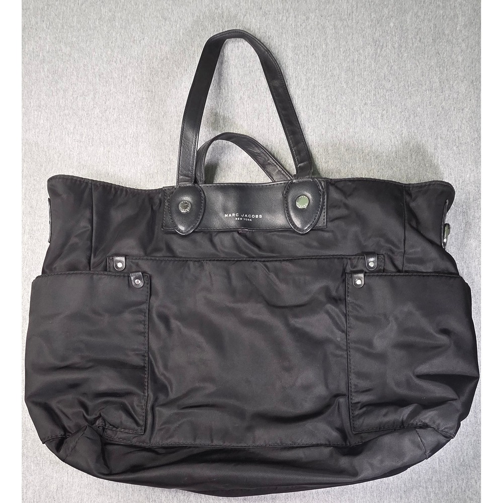 Marc Jacobs New York Black Nylon Tote Bag Shoulder Purse M0012910